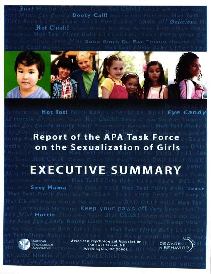 Report of the APA Task Force on the Sexualization of Girls